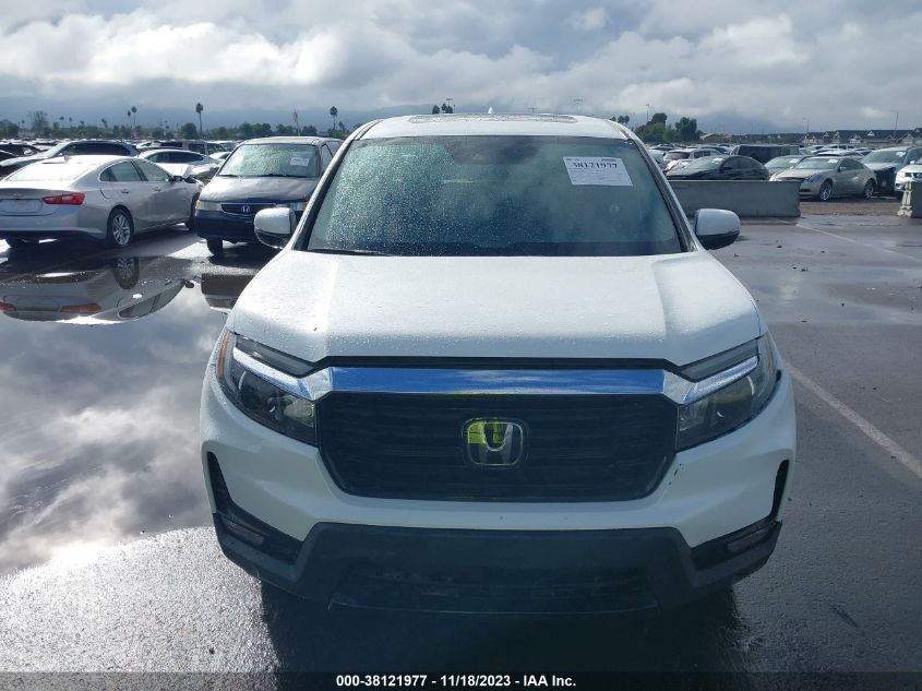 2022 HONDA RIDGELINE RTL-E - 5FPYK3F76NB016237