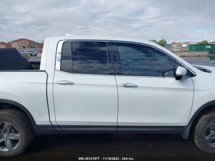 2022 HONDA RIDGELINE RTL-E - 5FPYK3F76NB016237