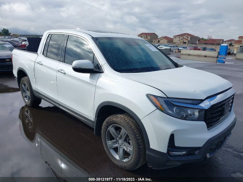 2022 HONDA RIDGELINE RTL-E - 5FPYK3F76NB016237