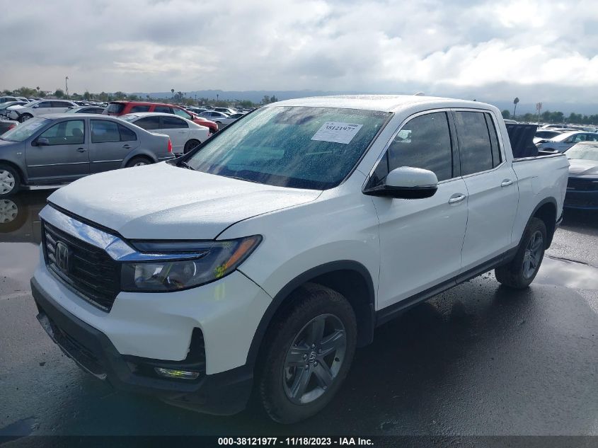 2022 HONDA RIDGELINE RTL-E - 5FPYK3F76NB016237