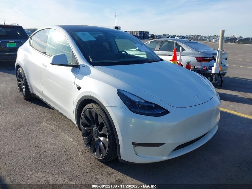 5YJYGDEF6MF209835 TESLA MODEL Y PERFORMANCE DUAL MOTOR 2021