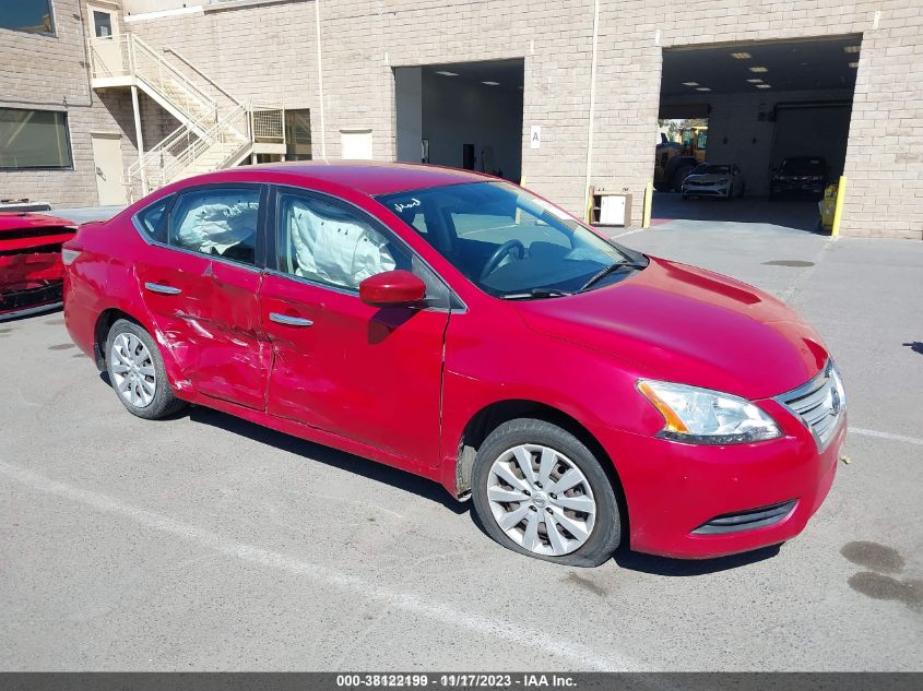 2014 NISSAN SENTRA S/FE+ S/SV/FE+ SV/SR/SL - 3N1AB7APXEL653502