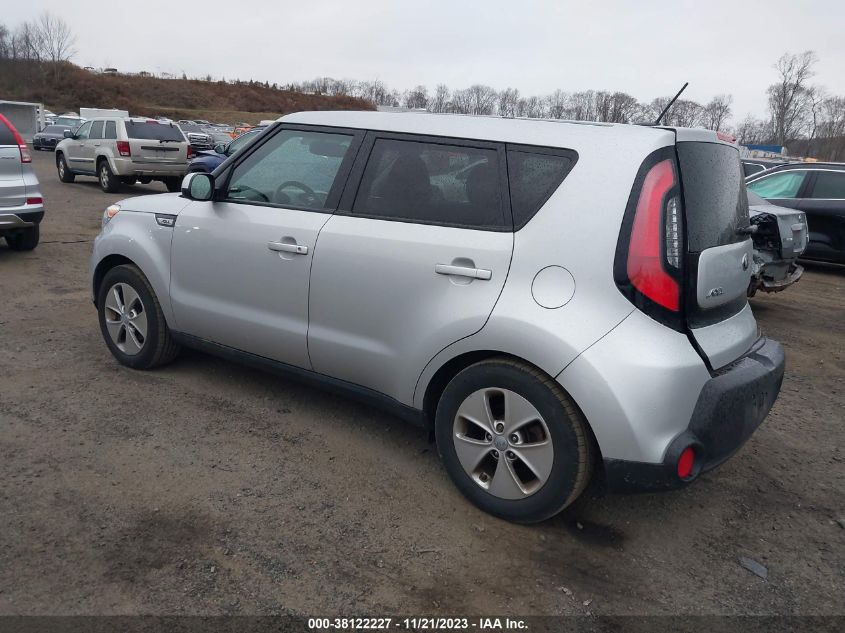2015 KIA SOUL BASE - KNDJN2A27F7816849