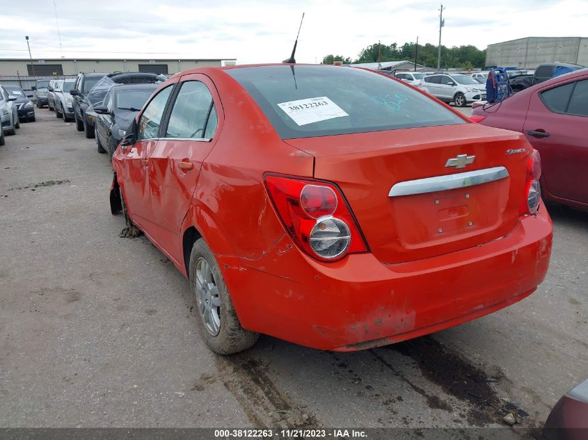 2013 CHEVROLET SONIC LT AUTO - 1G1JC5SH3D4223734