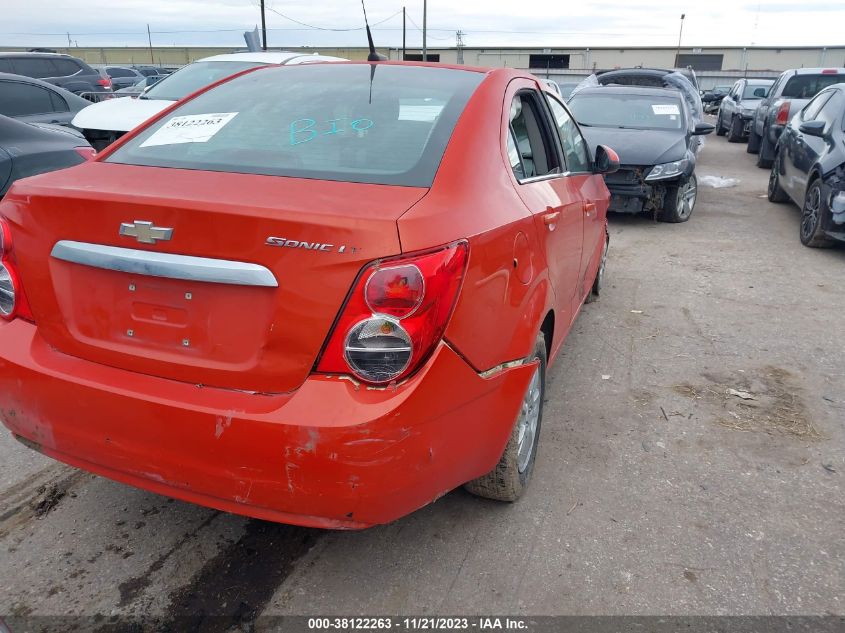 2013 CHEVROLET SONIC LT AUTO - 1G1JC5SH3D4223734