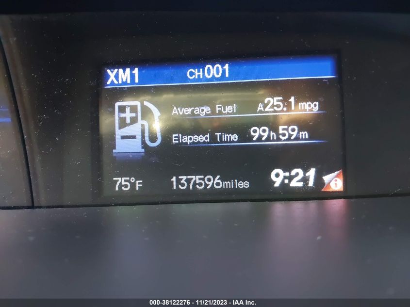 2013 HONDA CIVIC SDN EX 19XFB2F86DE250949