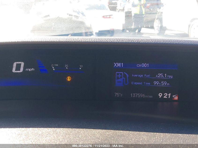 2013 HONDA CIVIC SDN EX 19XFB2F86DE250949