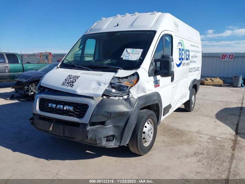 2019 RAM PROMASTER 2500 HIGH ROOF 136" WB 3C6TRVCG1KE522923