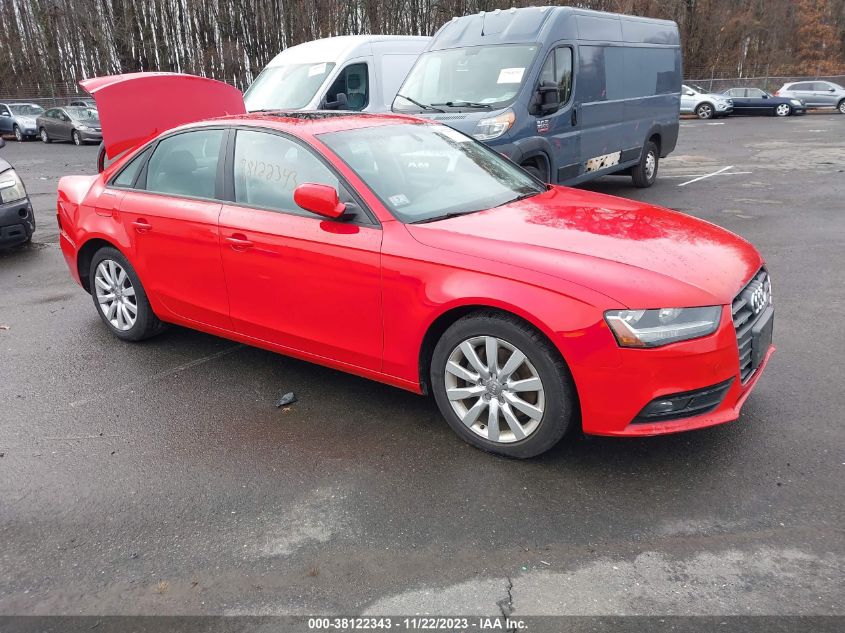 2013 AUDI A4 2.0T PREMIUM - WAUDFAFL2DN041534