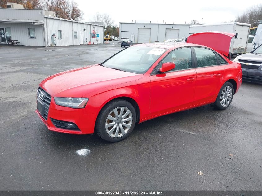 2013 AUDI A4 2.0T PREMIUM - WAUDFAFL2DN041534
