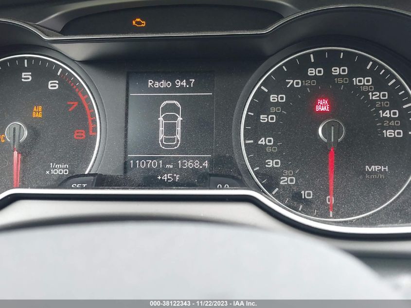 2013 AUDI A4 2.0T PREMIUM - WAUDFAFL2DN041534