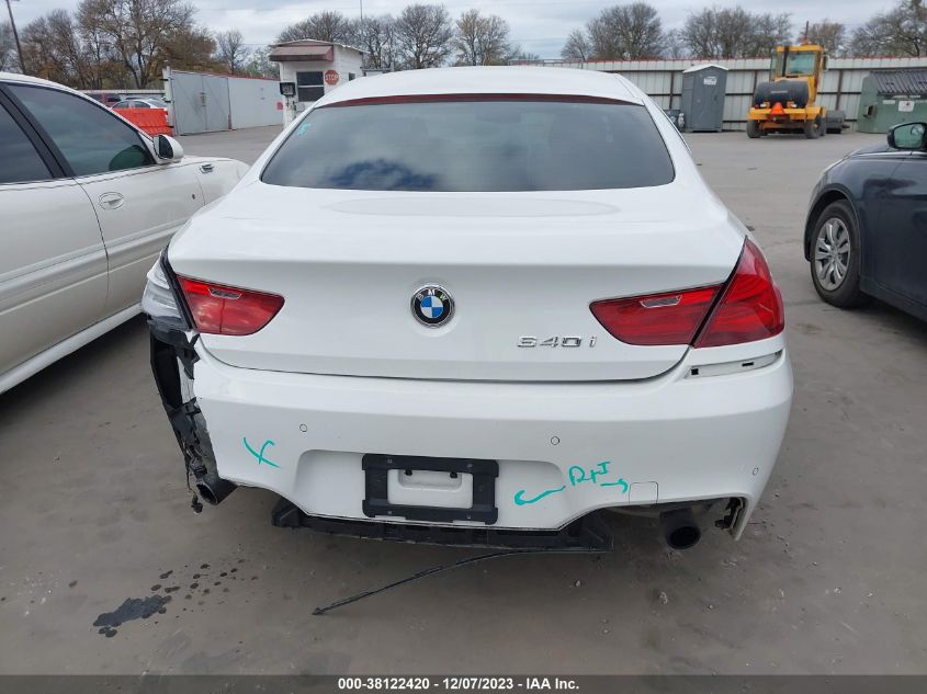 2013 BMW 6 SERIES 640I WBA6A0C50DDF14105