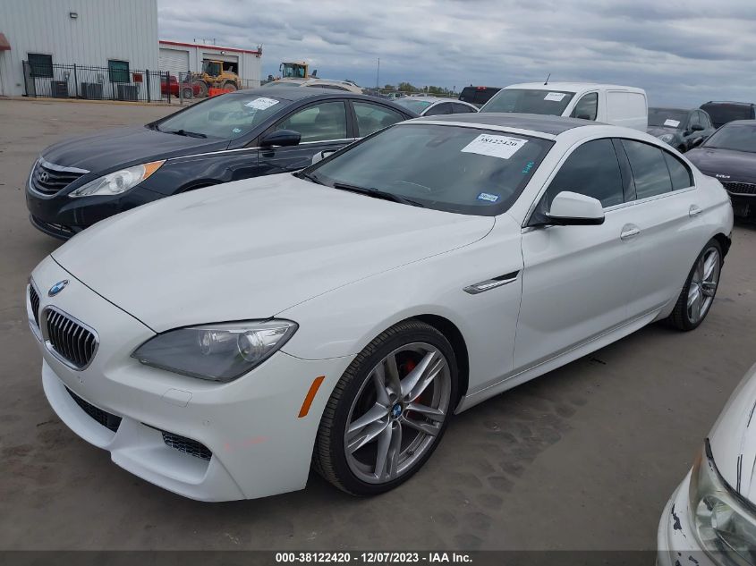 2013 BMW 6 SERIES 640I WBA6A0C50DDF14105