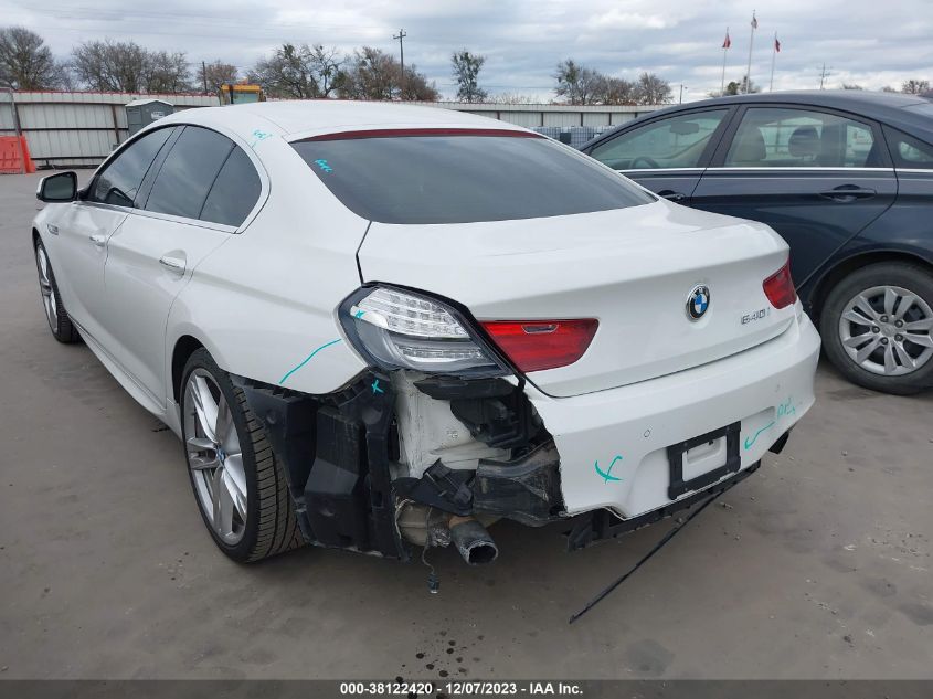 2013 BMW 6 SERIES 640I WBA6A0C50DDF14105