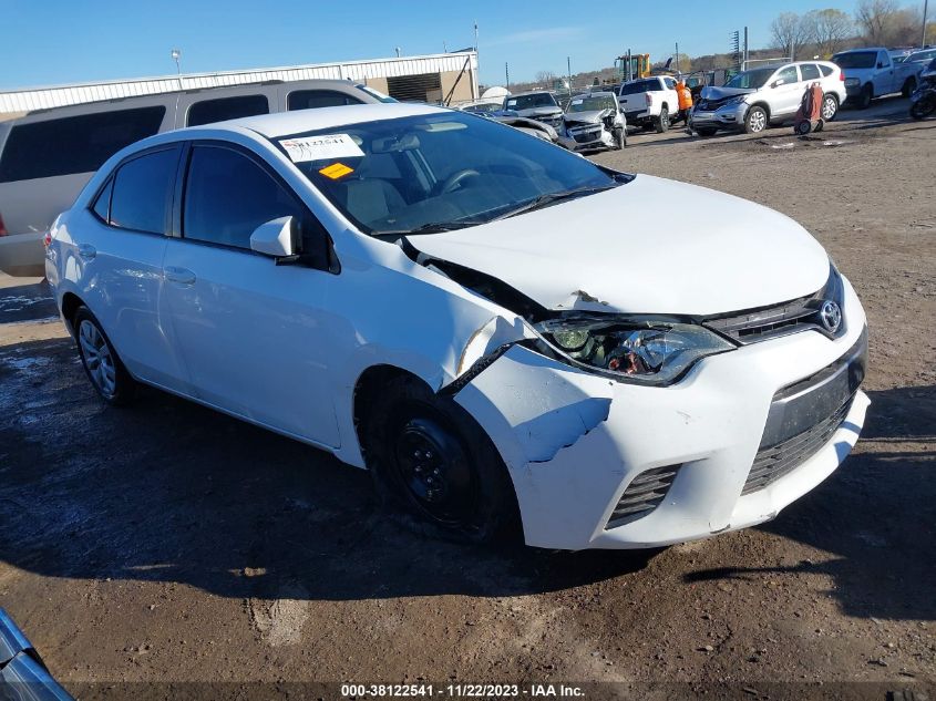 2015 TOYOTA COROLLA LE - 2T1BURHEXFC308423