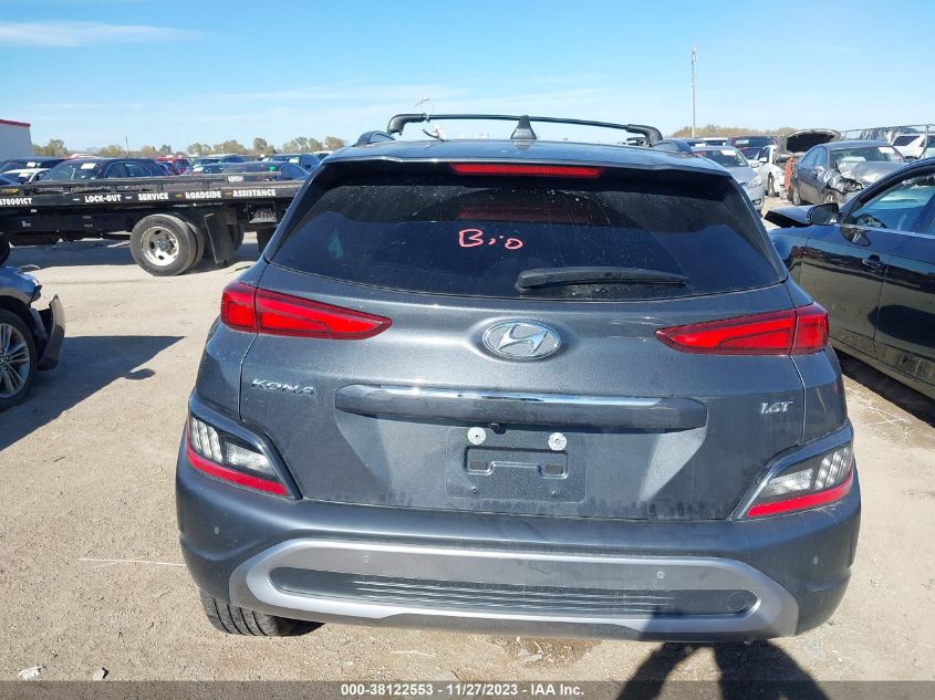 2022 HYUNDAI KONA LIMITED - KM8K53A34NU926062
