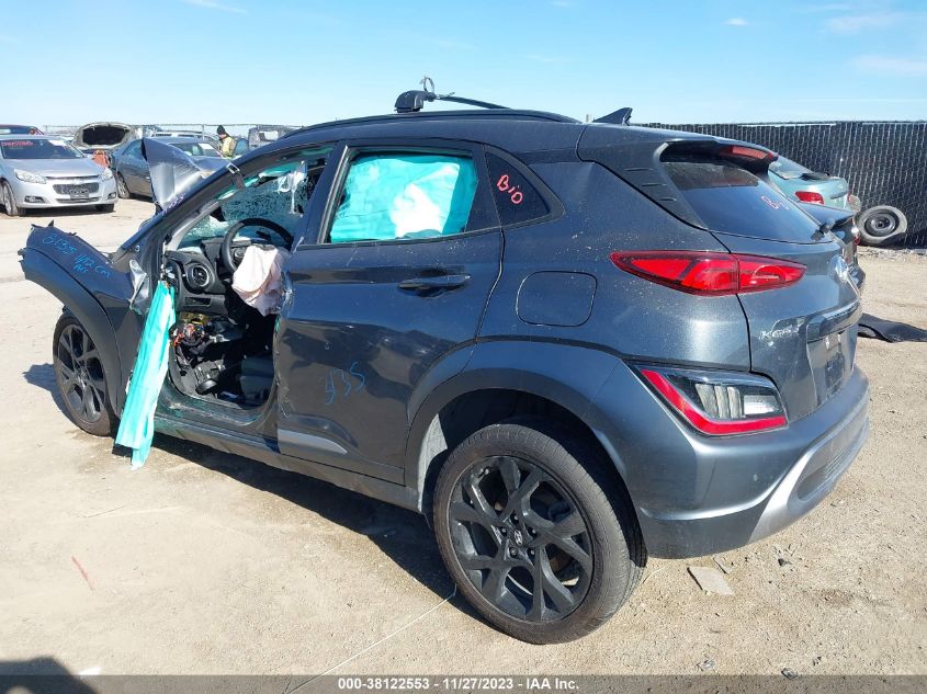 2022 HYUNDAI KONA LIMITED - KM8K53A34NU926062