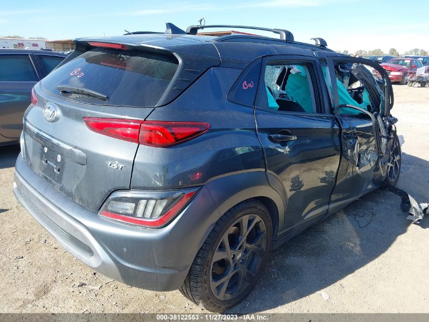 2022 HYUNDAI KONA LIMITED - KM8K53A34NU926062