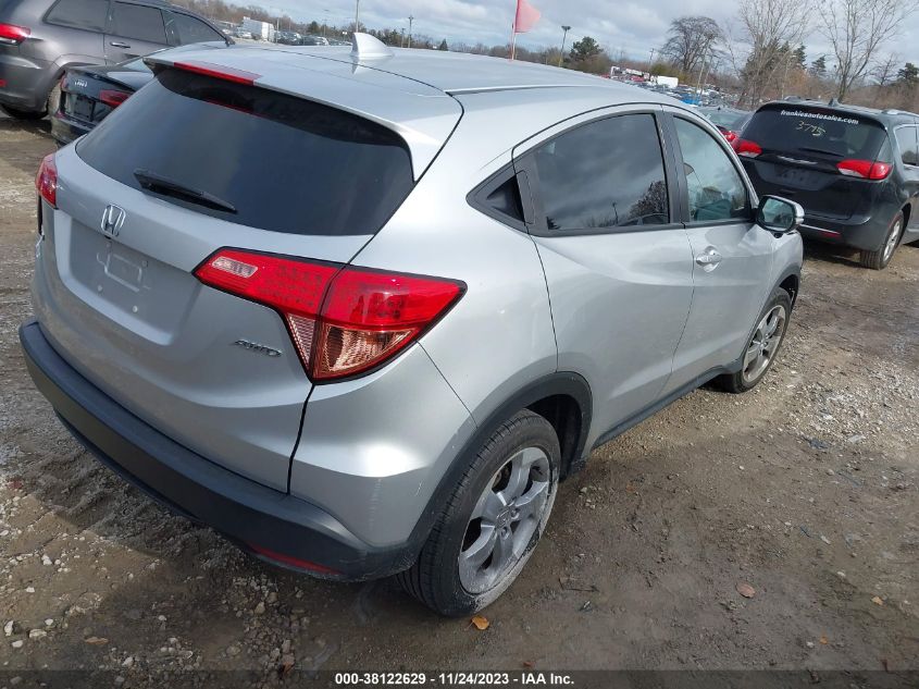 2016 HONDA HR-V EX - 3CZRU6H58GM719769