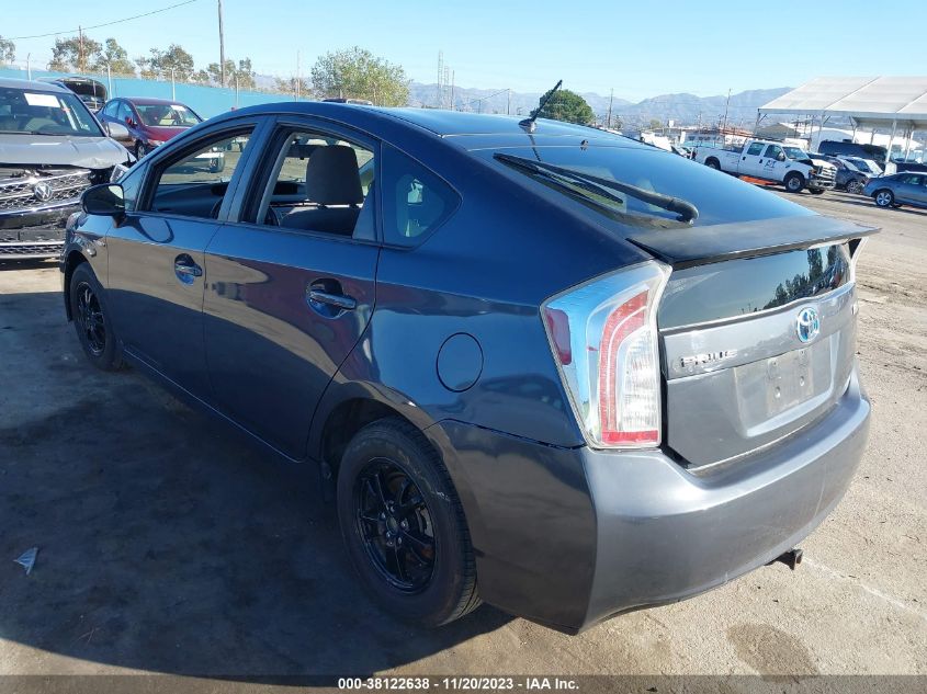2014 TOYOTA PRIUS TWO - JTDKN3DU3E0371119