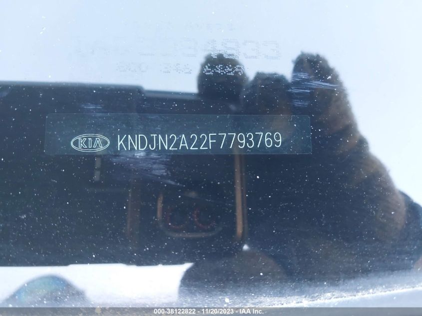 2015 KIA SOUL BASE - KNDJN2A22F7793769