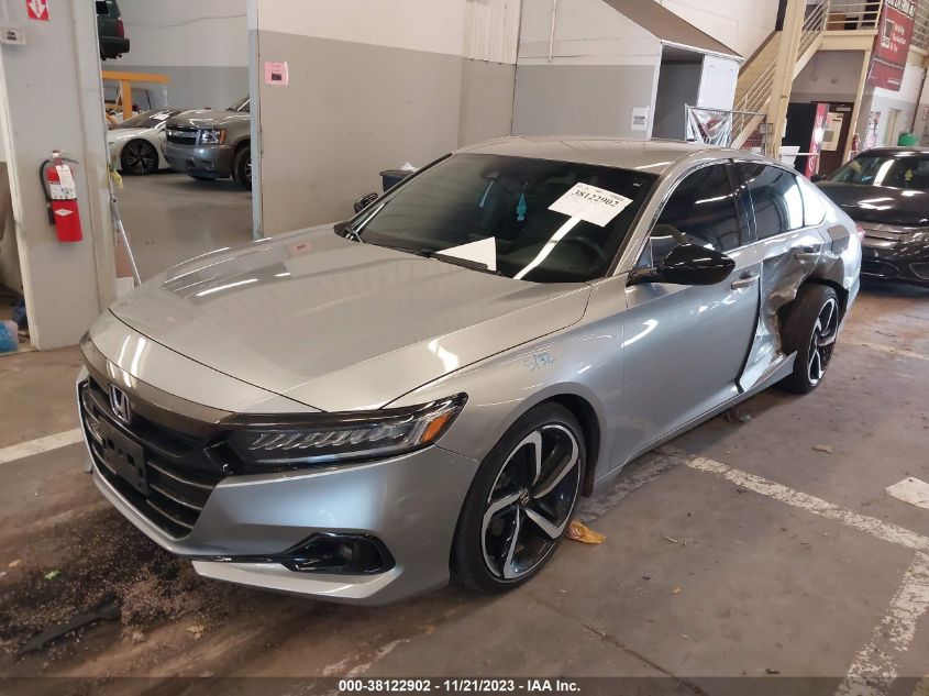 2022 HONDA ACCORD SPORT - 1HGCV1F32NA098098