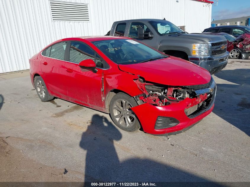 2019 CHEVROLET CRUZE LT - 1G1BE5SM0K7107656