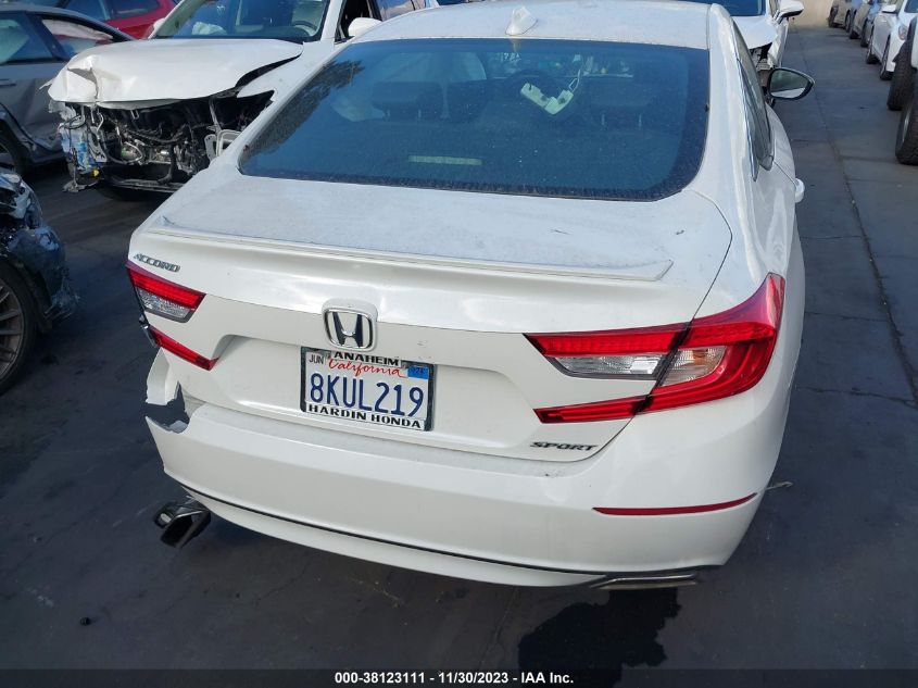2019 HONDA ACCORD SPORT - 1HGCV1F33KA060889