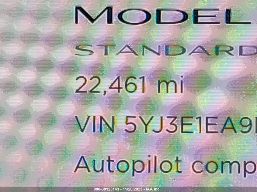 2020 TESLA MODEL 3 - 5YJ3E1EA9LF800001
