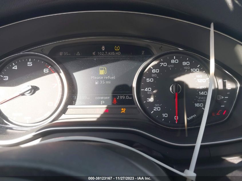 2018 AUDI A5 2.0T PREMIUM - WAUENCF51JA062883