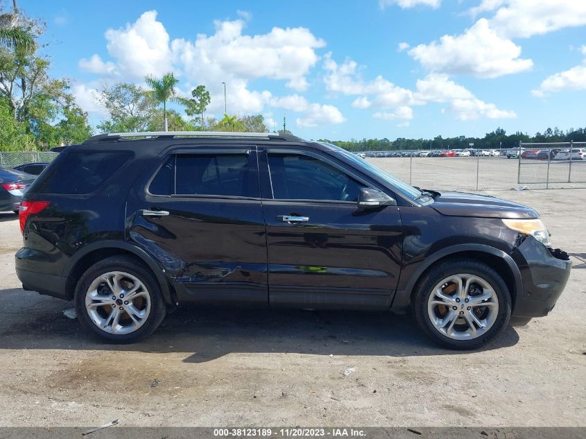 2014 FORD EXPLORER LIMITED - 1FM5K8F86EGC61722