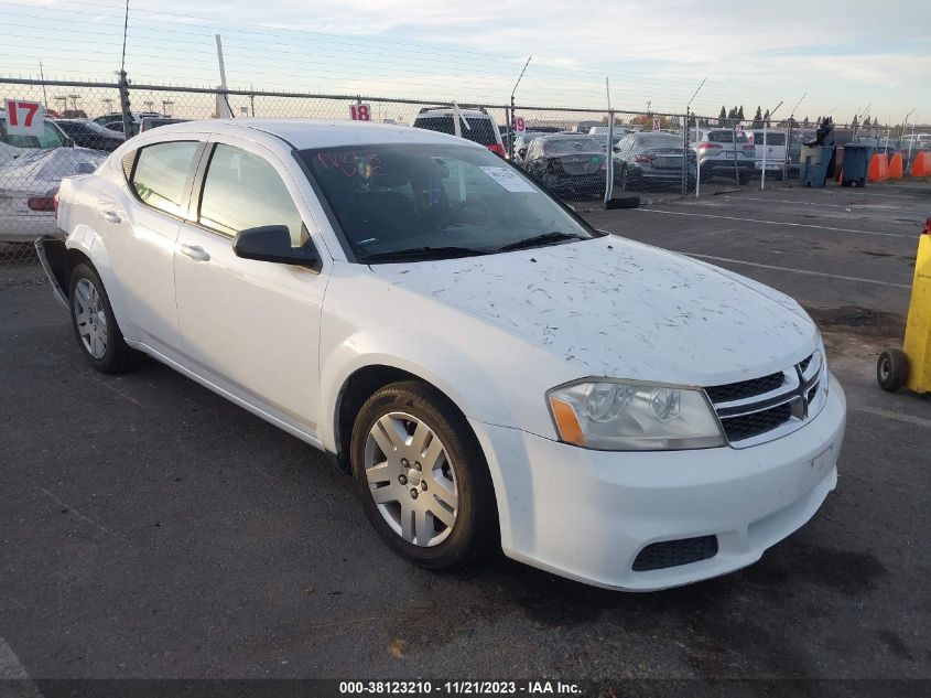 2013 DODGE AVENGER SE - 1C3CDZAB1DN589613