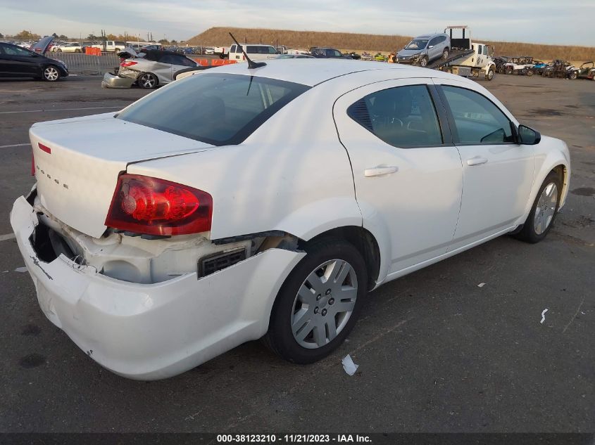2013 DODGE AVENGER SE - 1C3CDZAB1DN589613