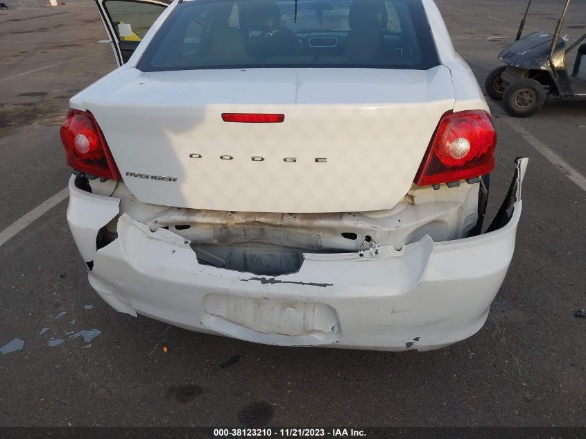 2013 DODGE AVENGER SE - 1C3CDZAB1DN589613