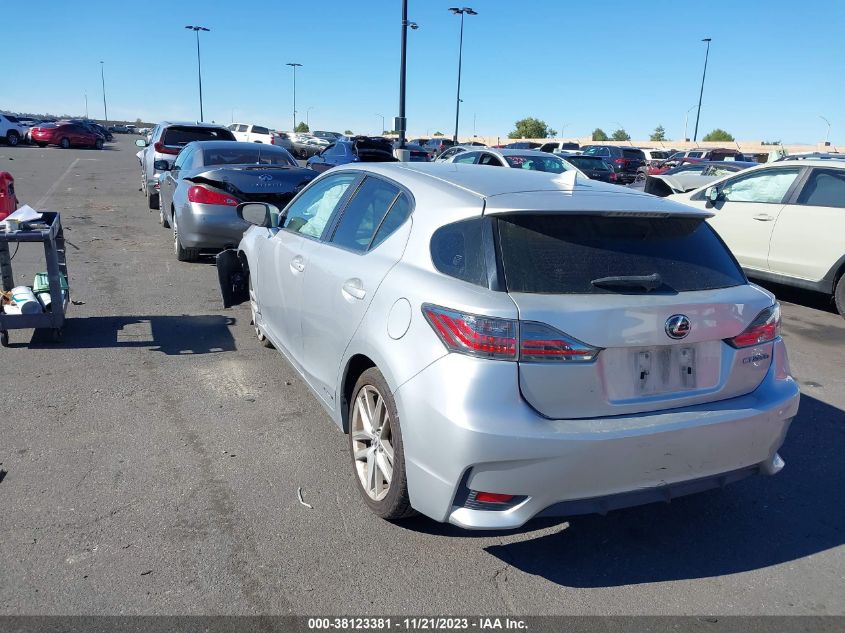 2016 LEXUS CT 200H HYBRID - JTHKD5BH4G2257852