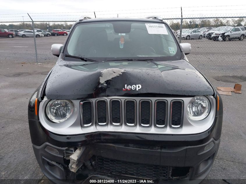 2016 JEEP RENEGADE LIMITED - ZACCJADT3GPD71744