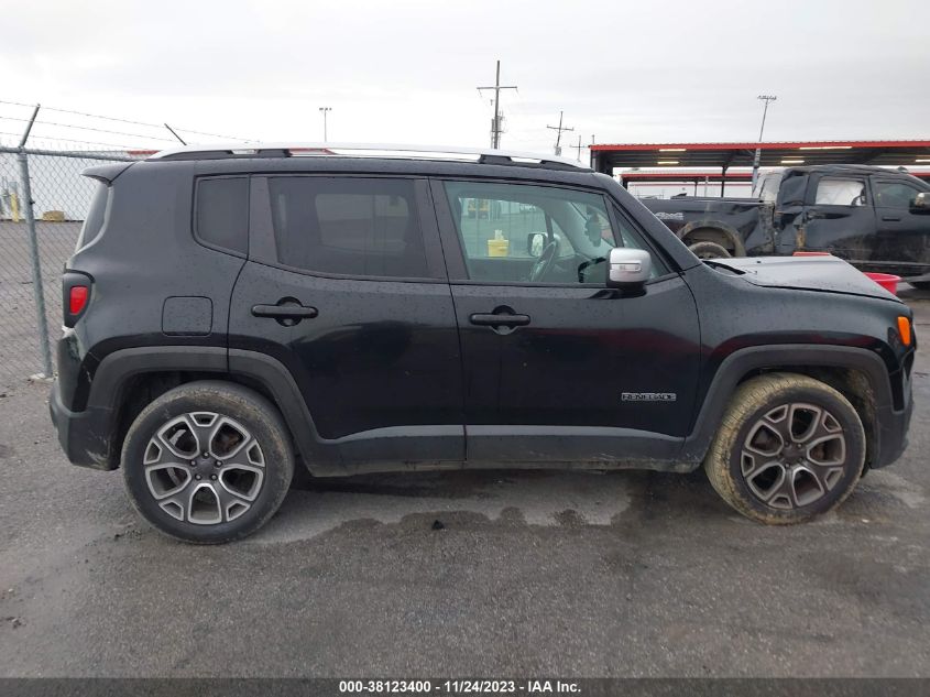 2016 JEEP RENEGADE LIMITED - ZACCJADT3GPD71744