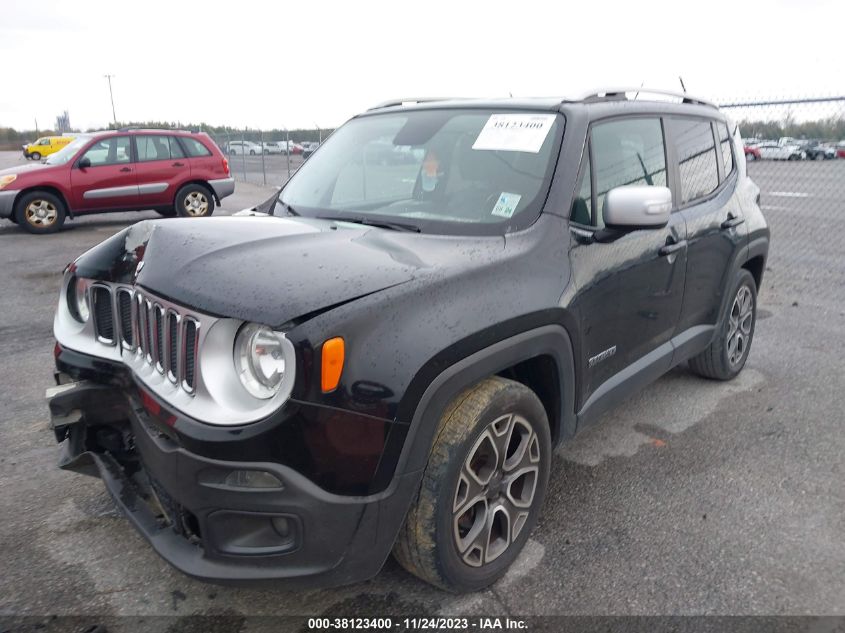 2016 JEEP RENEGADE LIMITED - ZACCJADT3GPD71744