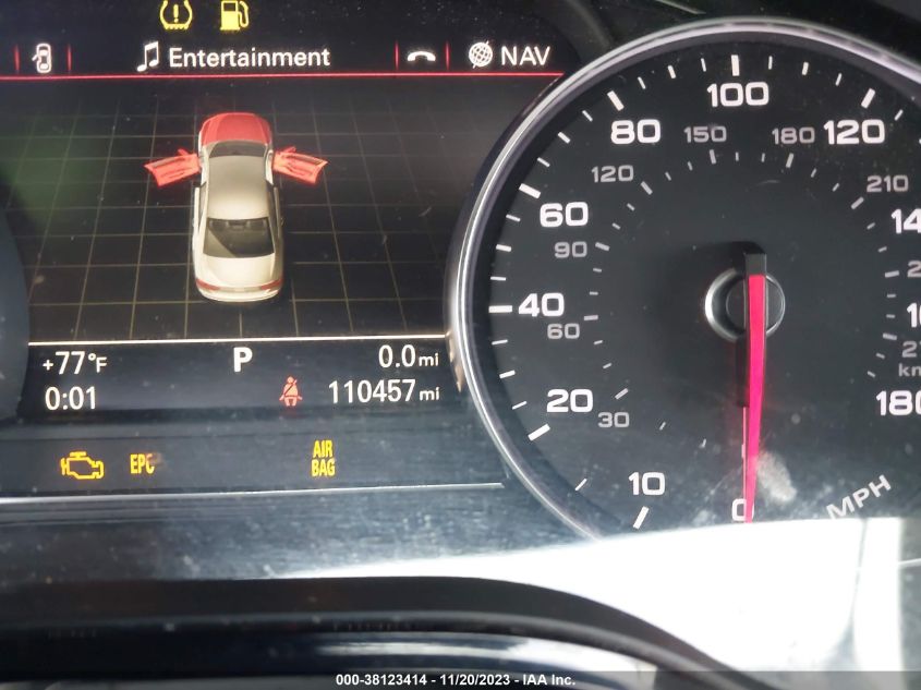 2013 AUDI A8 L 3.0L WAURGAFD4DN001399