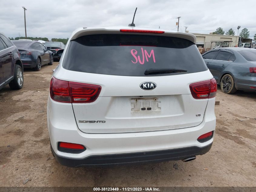 2019 KIA SORENTO 3.3L LX - 5XYPG4A59KG490382