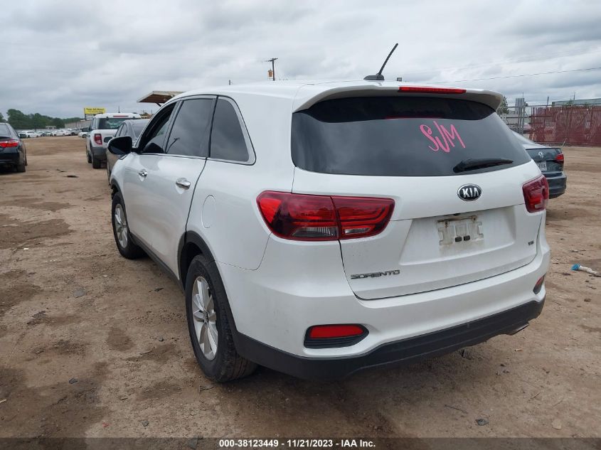 2019 KIA SORENTO 3.3L LX - 5XYPG4A59KG490382