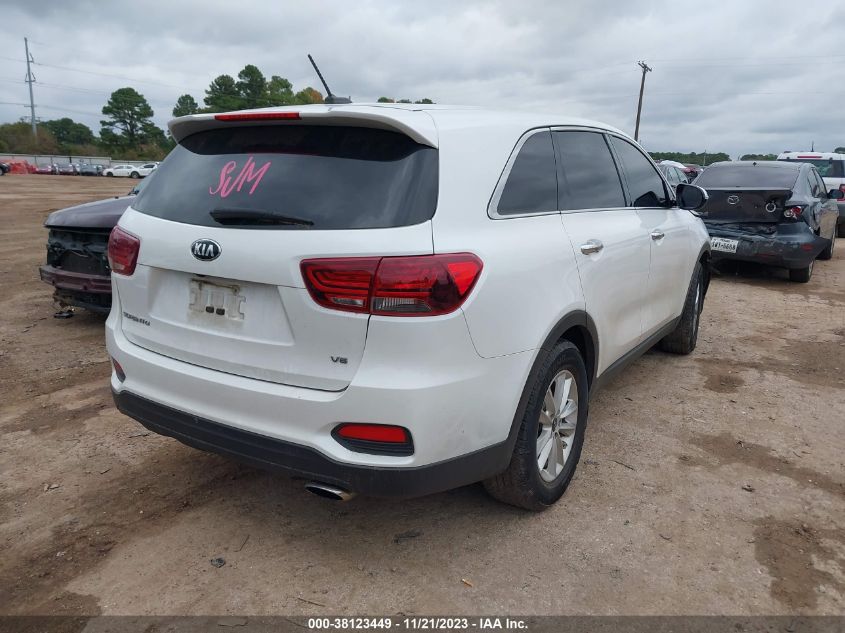 2019 KIA SORENTO 3.3L LX - 5XYPG4A59KG490382