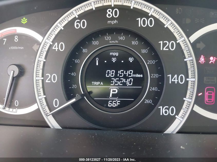 2015 HONDA ACCORD EX-L V-6 - 1HGCR3F80FA014132