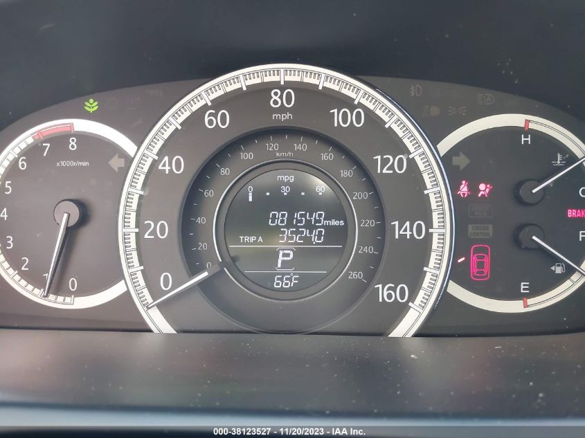 2015 HONDA ACCORD EX-L V-6 - 1HGCR3F80FA014132