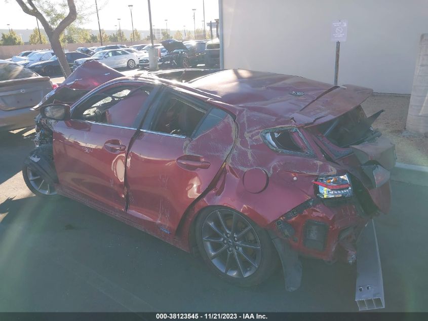2013 LEXUS CT 200H HYBRID - JTHKD5BH4D2152305
