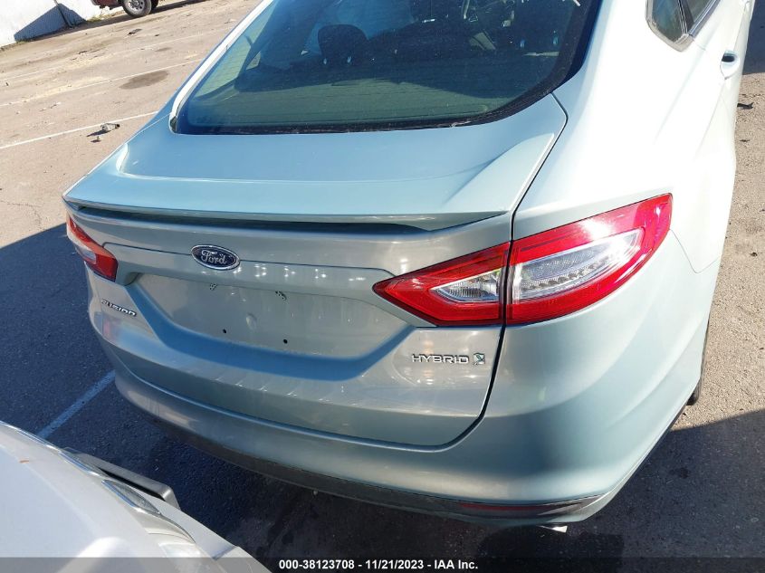 2013 FORD FUSION HYBRID SE - 3FA6P0LU2DR227674