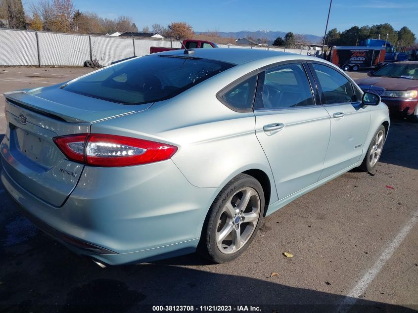 2013 FORD FUSION HYBRID SE - 3FA6P0LU2DR227674