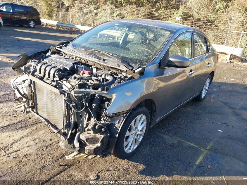 VIN 3N1AB7APXKY242891 2019 NISSAN SENTRA SV