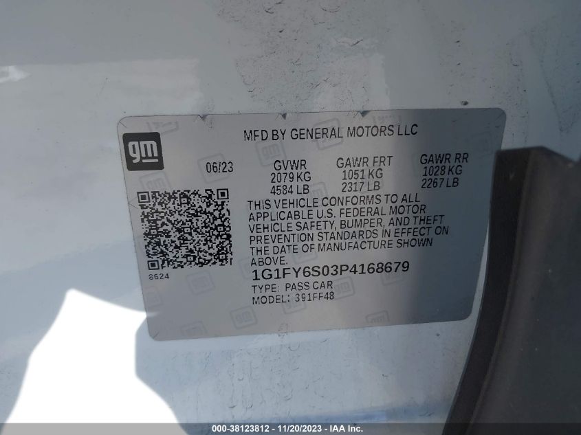 2023 CHEVROLET BOLT EUV FWD LT - 1G1FY6S03P4168674
