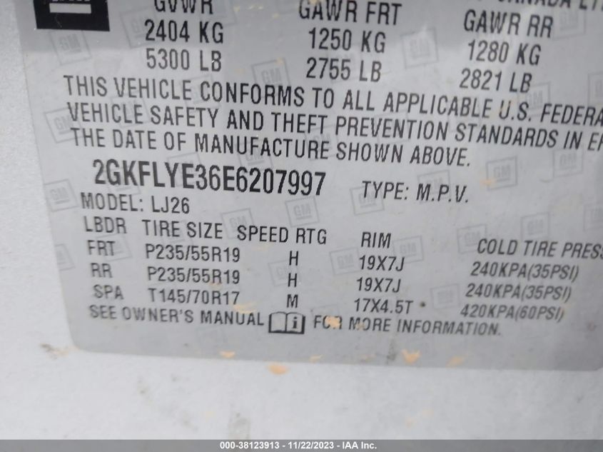 2014 GMC TERRAIN SLT-2 - 2GKFLYE36E6207997